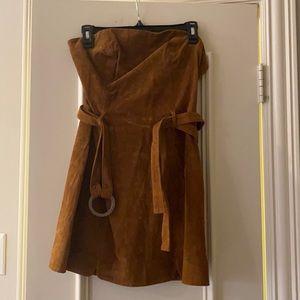 Suede Dress